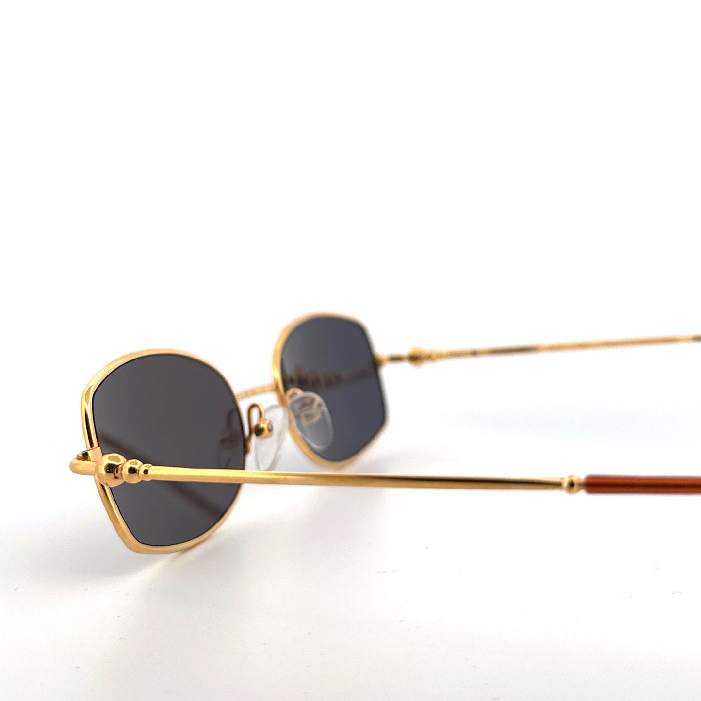 Vintage 90s Henry Jullien Gold Filled Sunglasses - Small/Medium - Made in France