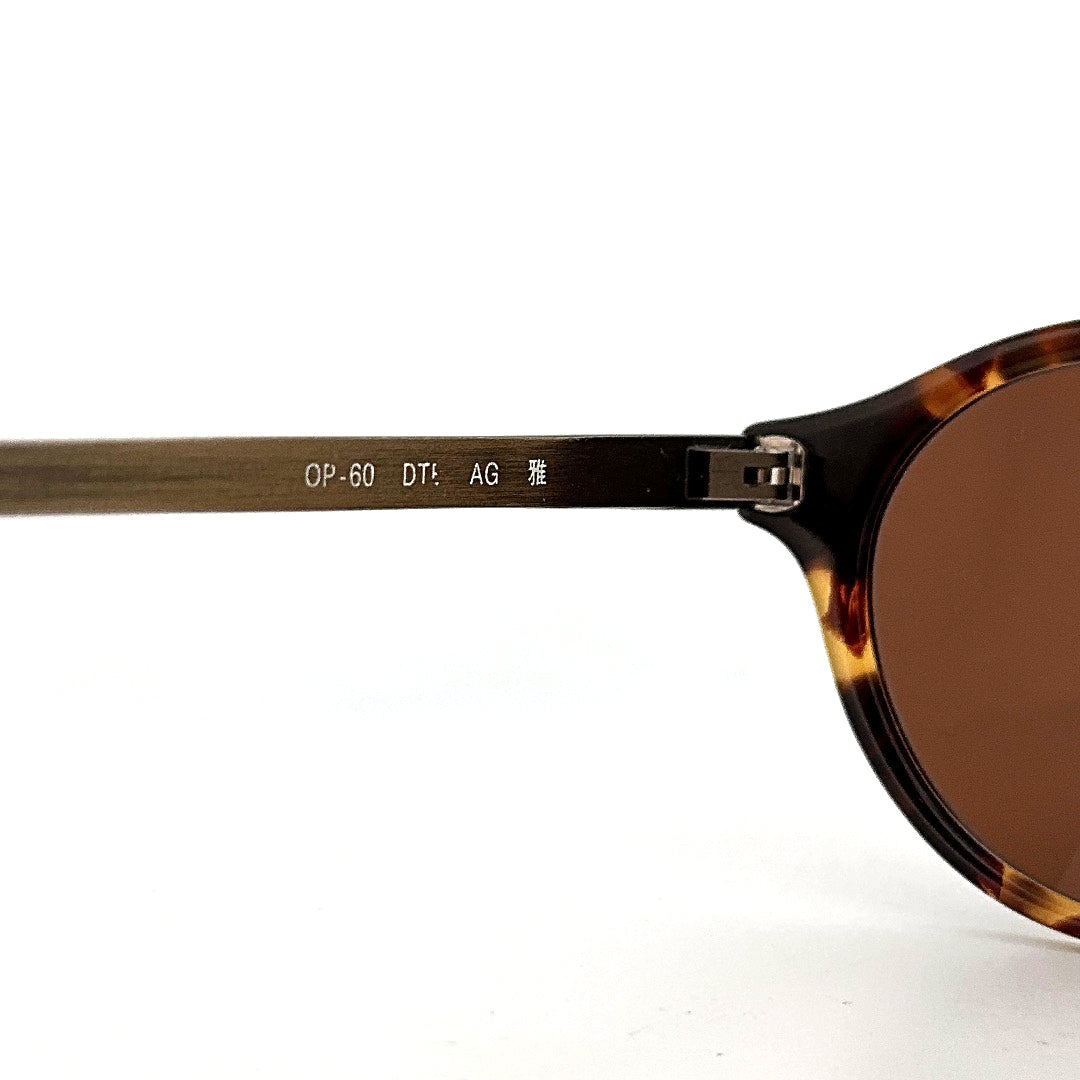 Vintage Oliver Peoples OP-60 Sunglasses Off Round - Medium - Made in Japan