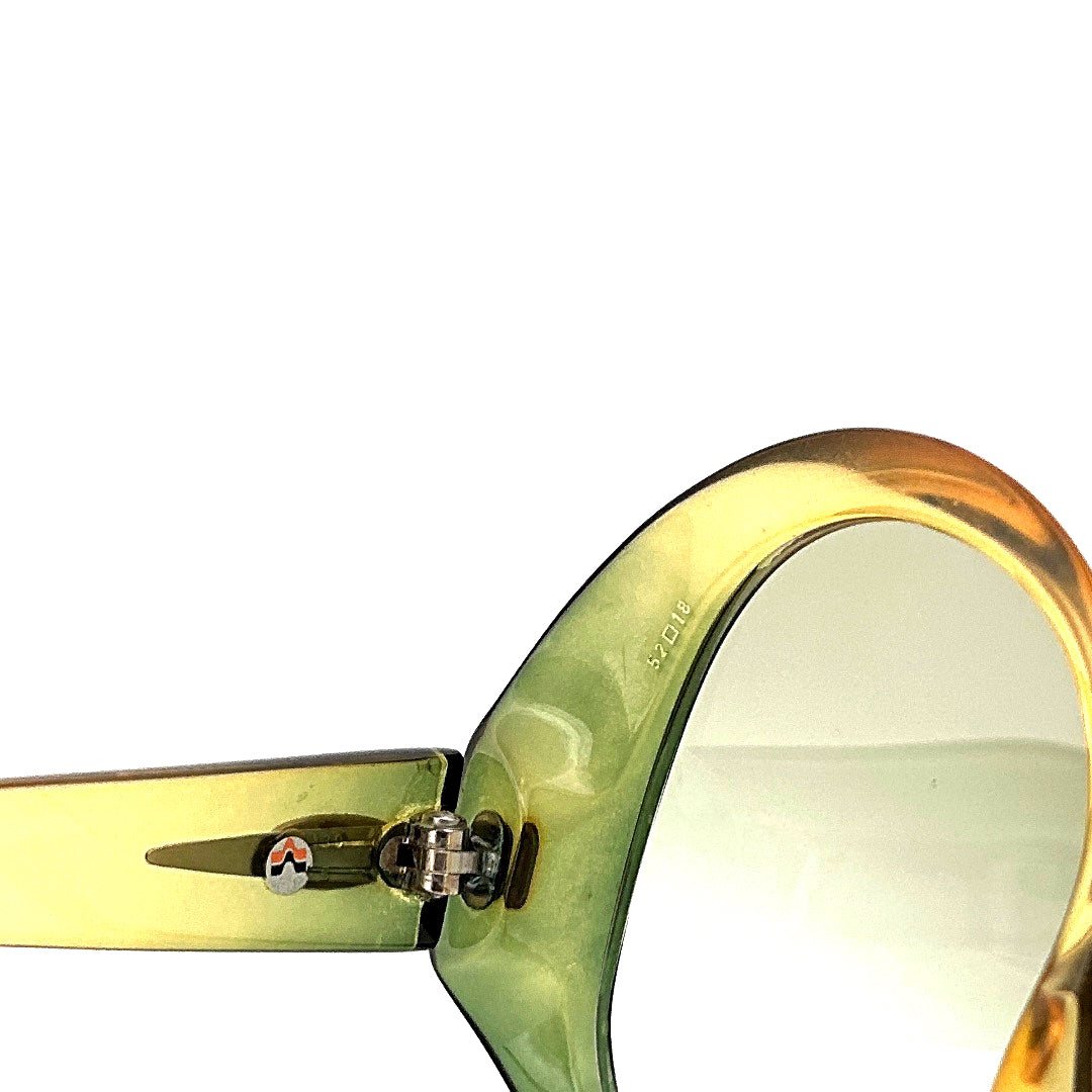 Vintage 70s Christian Dior Oversized Sunglasses Size Small/Medium Made in Germany