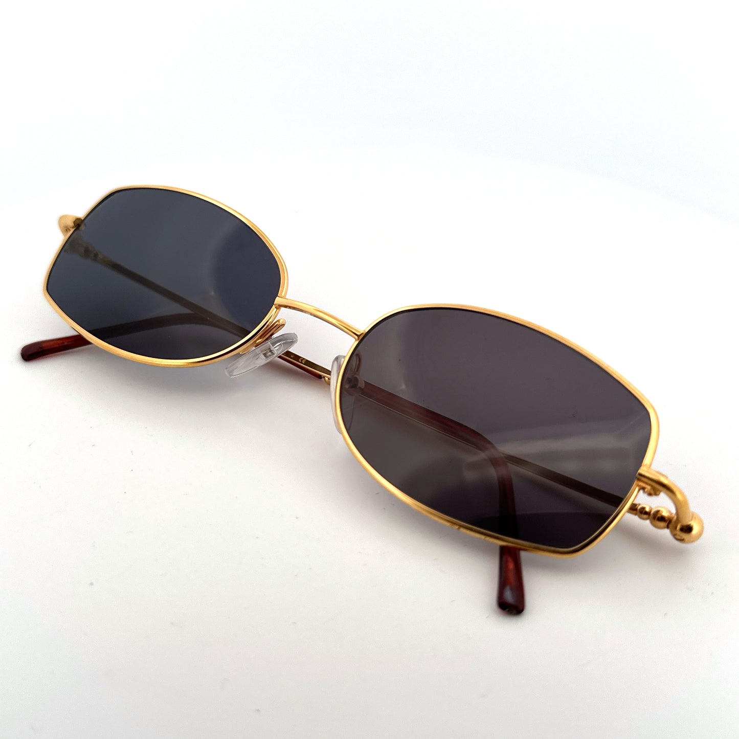 Vintage 90s Henry Jullien Gold Filled Sunglasses - Small/Medium - Made in France