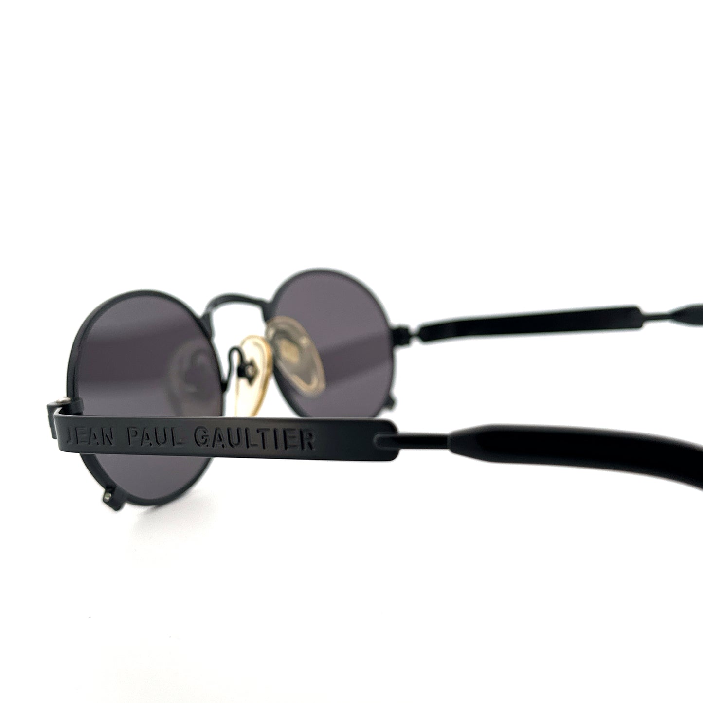 Vintage 90s Jean Paul Gaultier 56-1173 Oval Sunglasses - Large - JPG Made in Japan