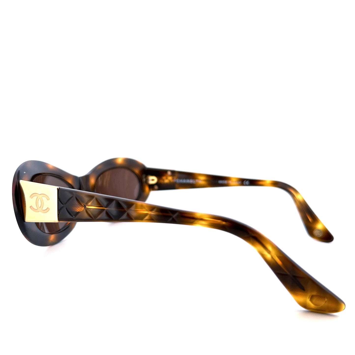 Rare Vintage 90s Chanel Sunglasses - Medium - Made in Italy