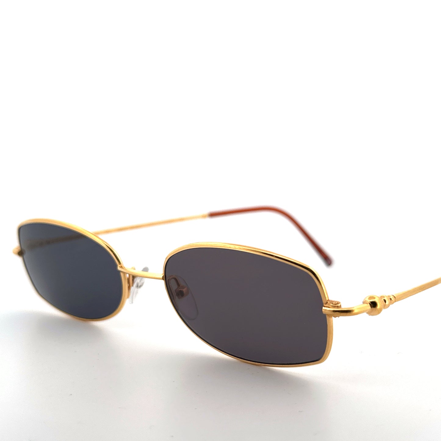 Vintage 90s Henry Jullien Gold Filled Sunglasses - Small/Medium - Made in France