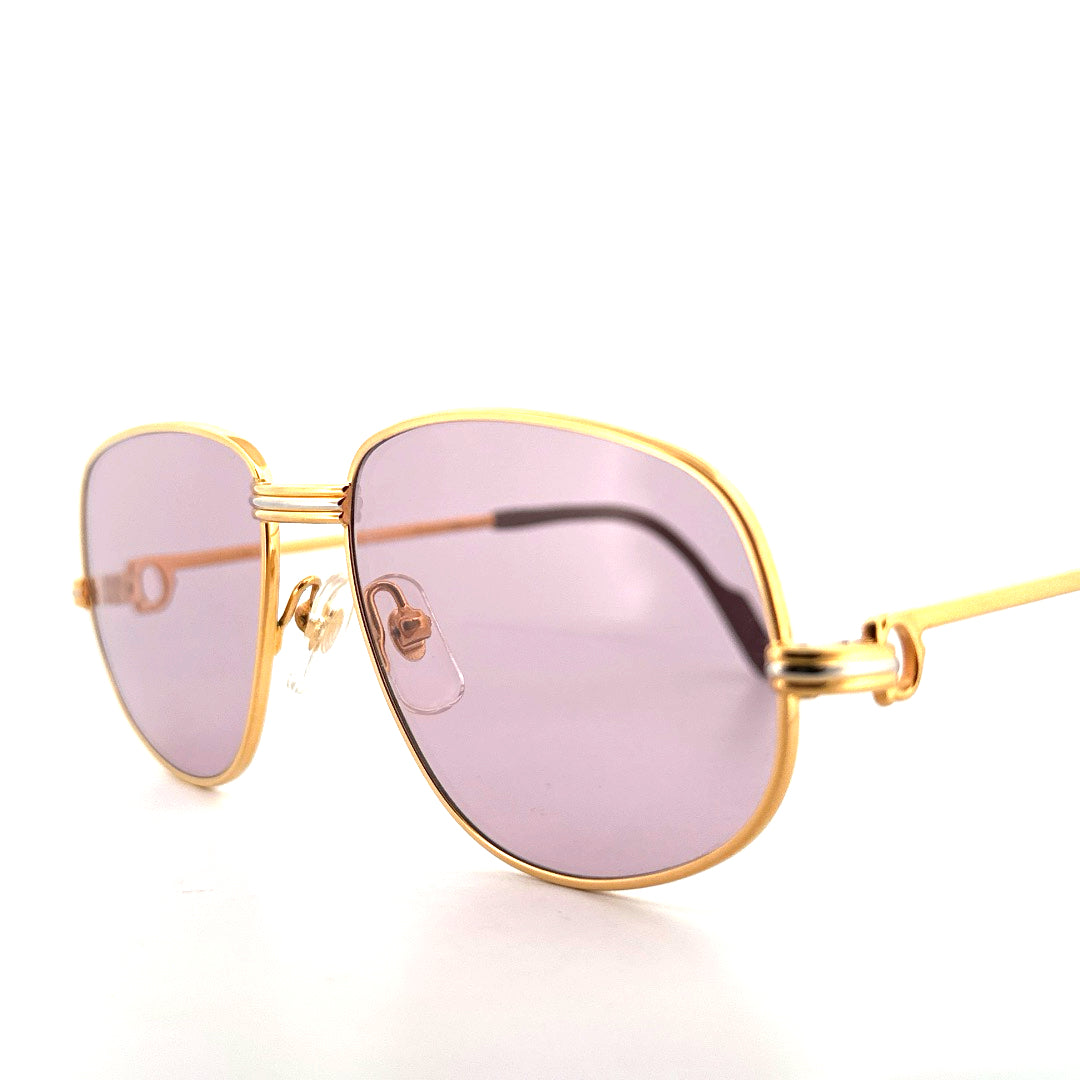 Vintage 80s Cartier Romance Sunglasses - Small/Medium - Made in France