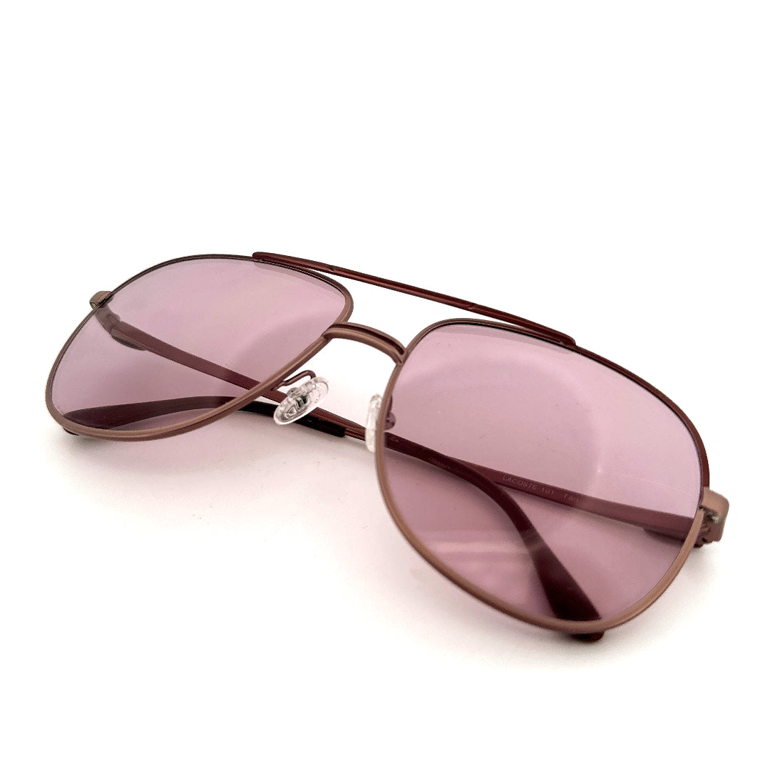 Vintage 80s Lacoste 101 Sunglasses Large Size Made in France