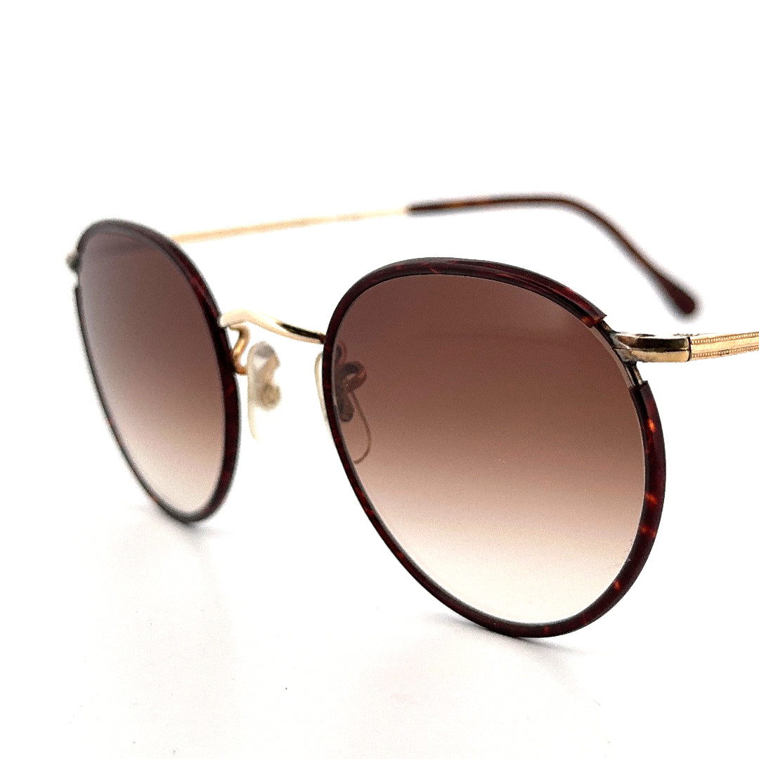Vintage Algha 20 Gold Filled Sunglasses Off Round - Small - Made in England