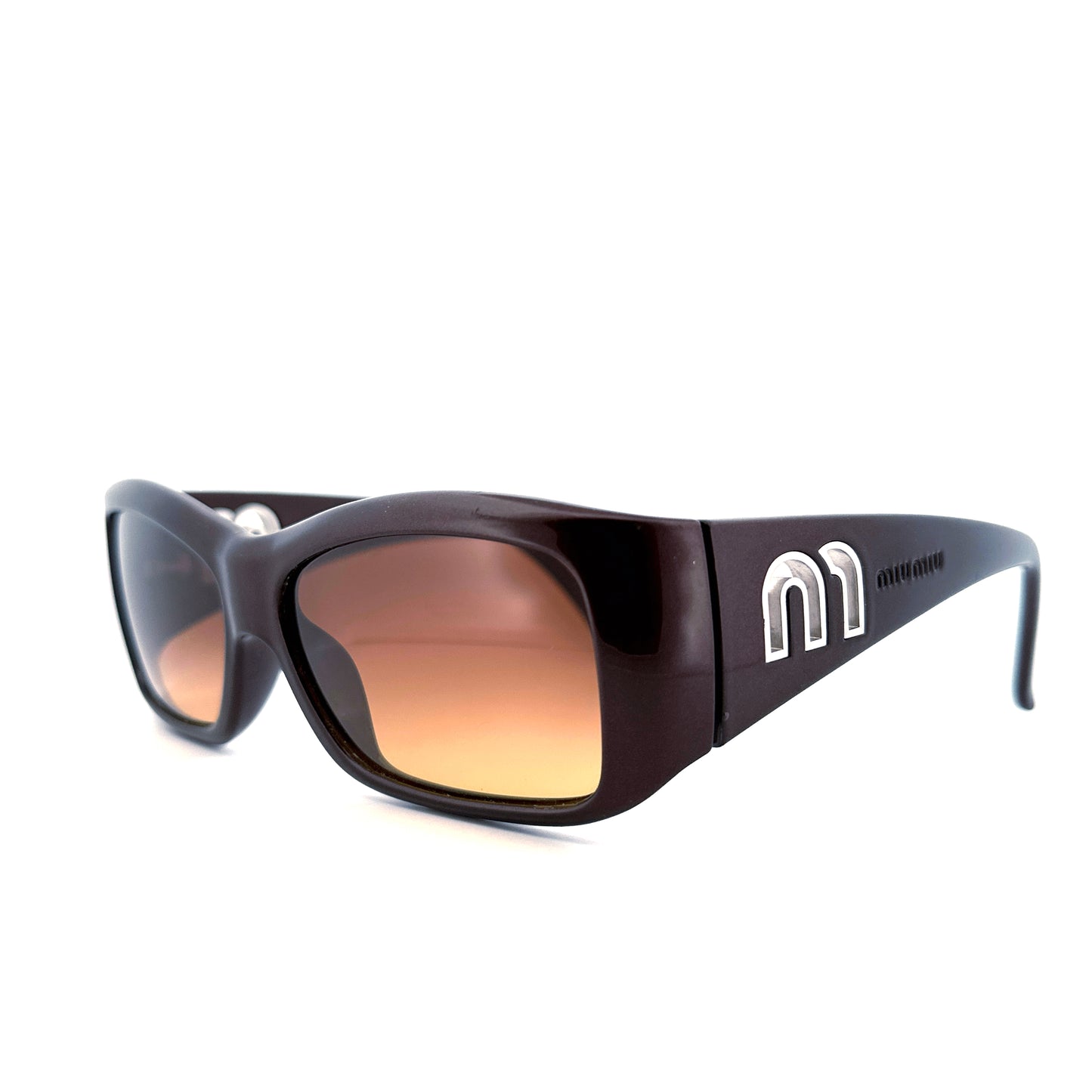 Vintage Y2K Miu Miu Glitter Sunglasses - Small/Medium - Made in Italy