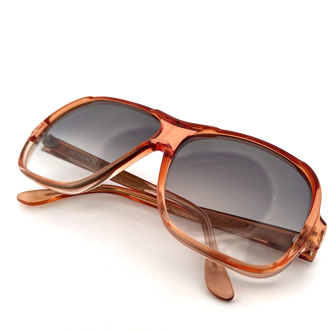 Vintage 70s Givenchy Paris Sunglasses Mod Rock - Medium/Large - Made in France