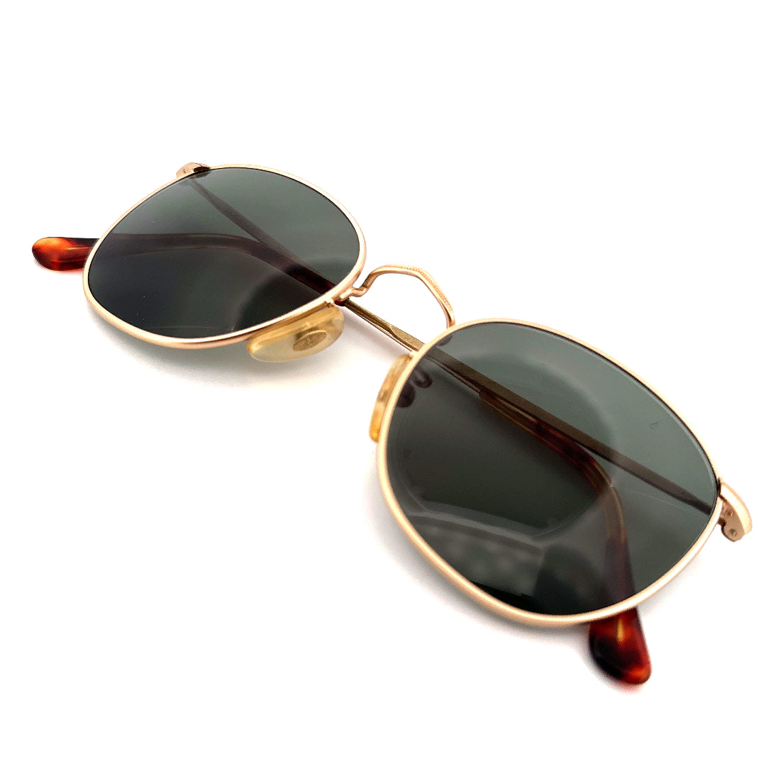 Vintage 90s Giorgio Armani Off Round Sunglasses Mod 703 Made in Italy