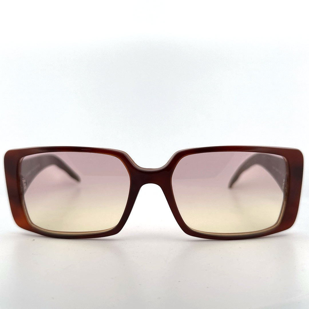 Vintage 90s Chanel 5045 Rectangular Sunglasses - Medium - Made in Italy