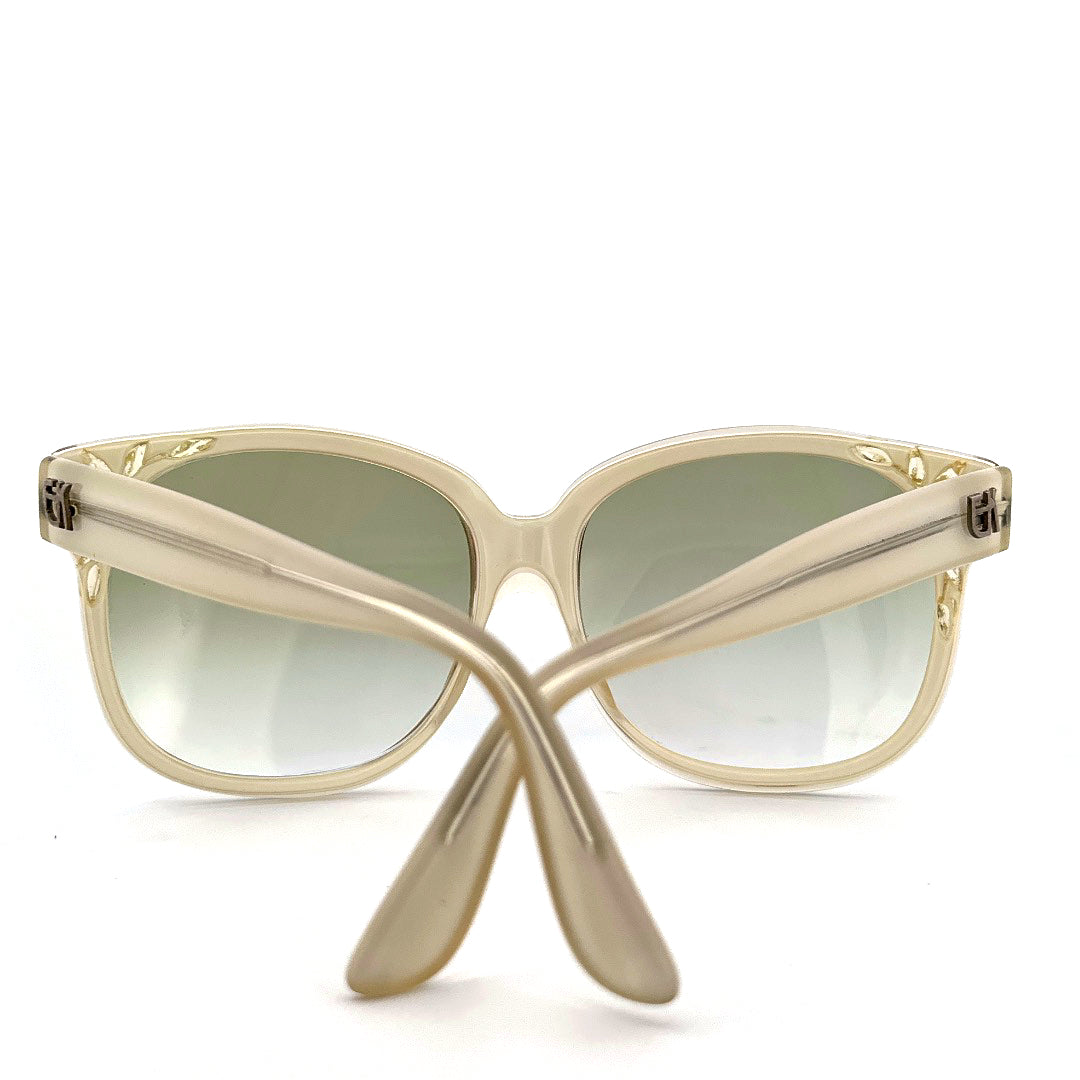 Vintage 70s Emanuel Kahn Paris Oversized Sunglasses Mod 8080 Women’s Medium Made in France