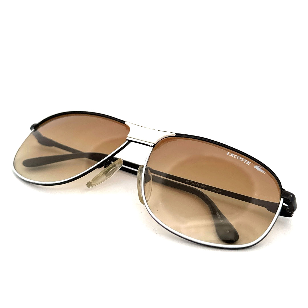 Vintage 80s Lacoste 181 Sunglasses - Medium - Made in France