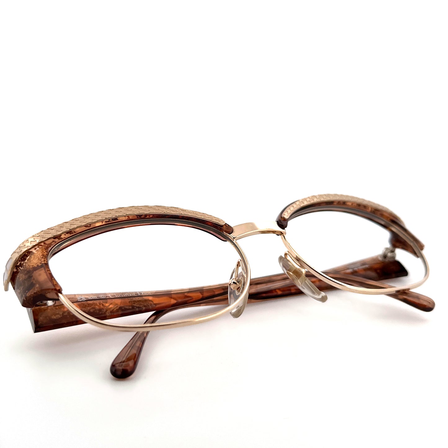 Vintage 80s Christian Dior 2589 Eyeglasses Frames Size 55-18 Made in Germany