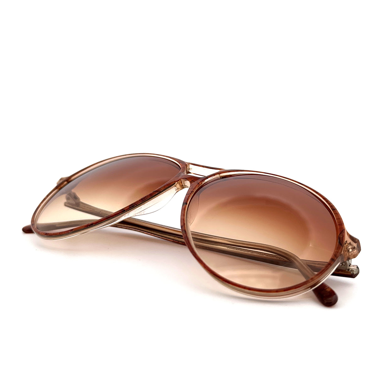 Vintage 70s Actuelle Couture Sunglasses Oversized Aviator Size Medium Made in Germany