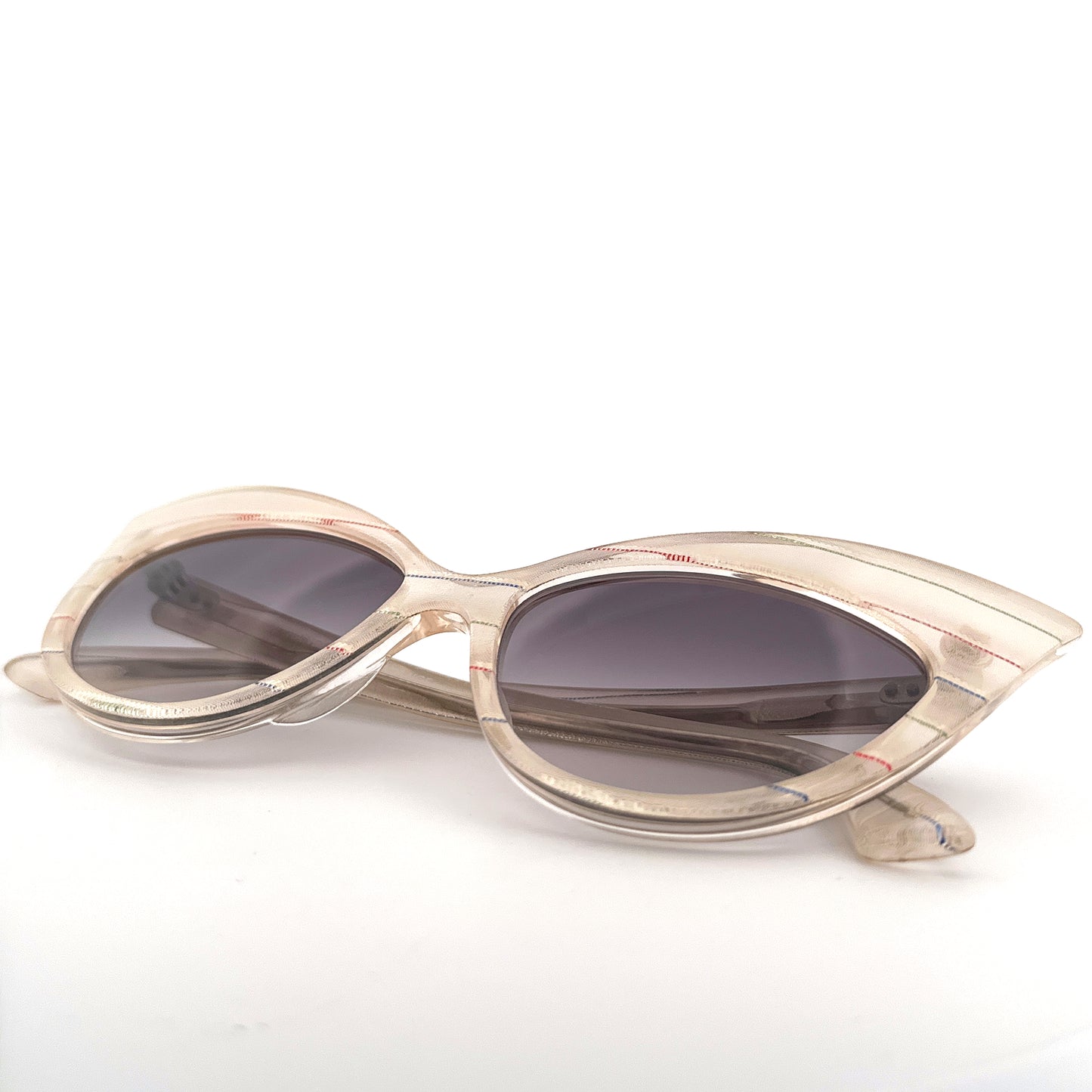 Vintage 80s IDC Cat Eye Sunglasses Women’s Small Hand Made in France