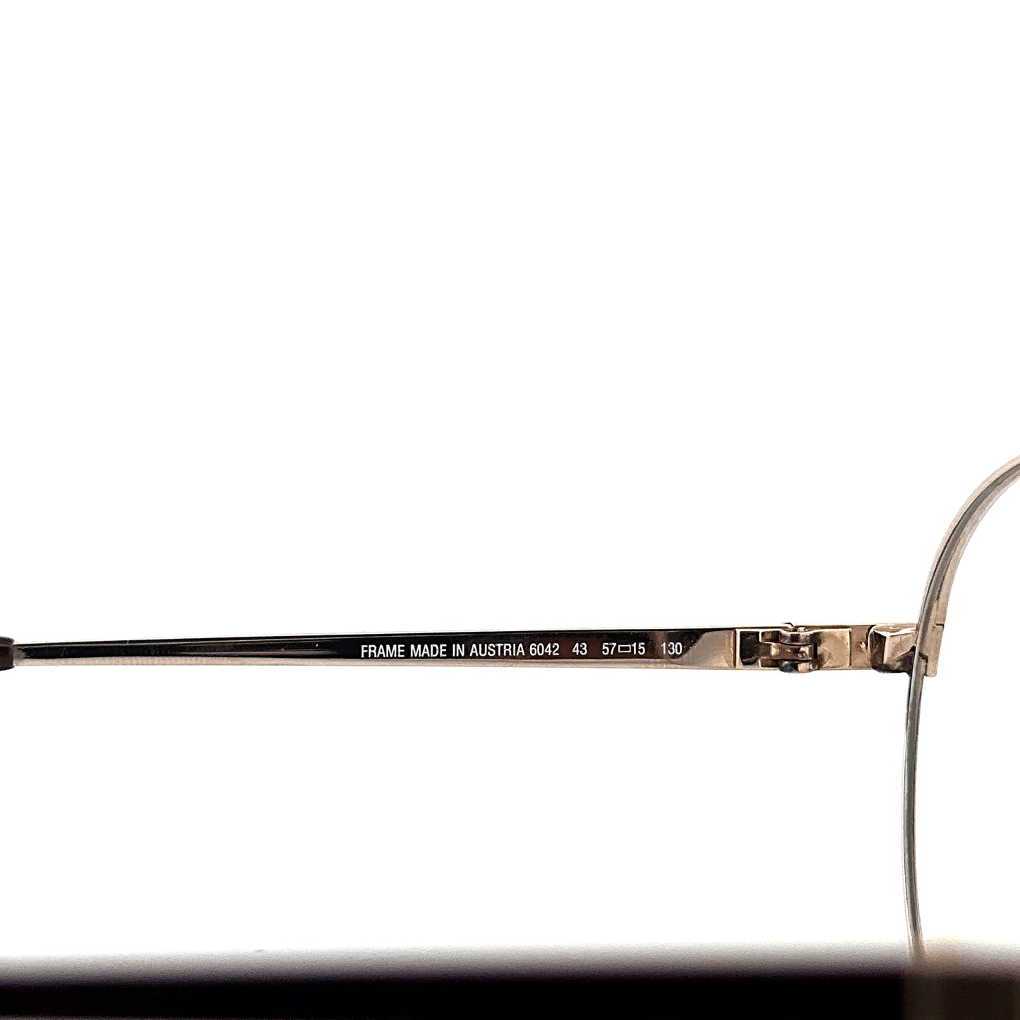 Vintage 80s Dunhill Aviator Eyeglasses Mod 6042 Size 57-15 Made in Austria