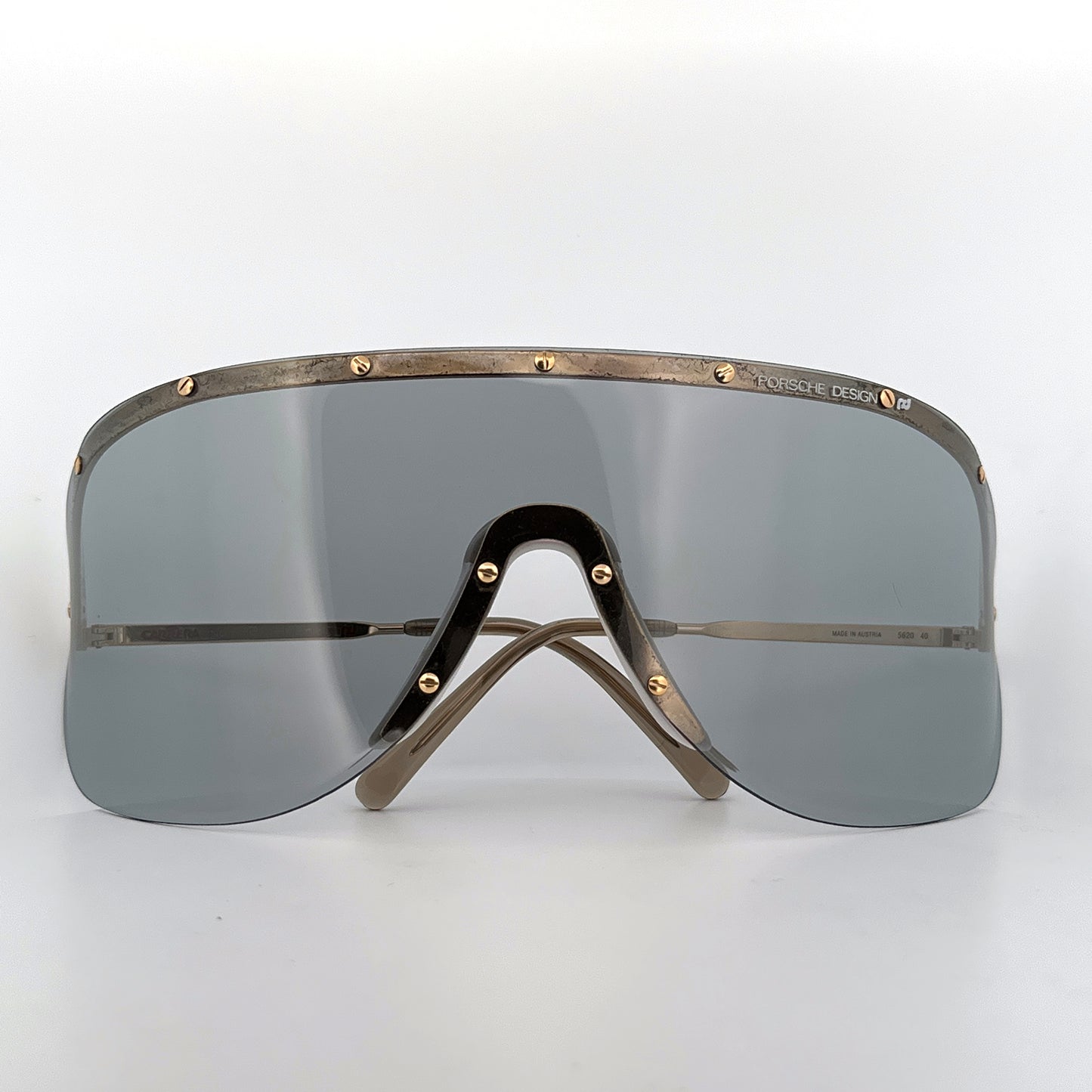 Vintage 80s Porsche Design Sunglasses Mod 5620 Yoko Ono Size Medium/Large Made in Austria