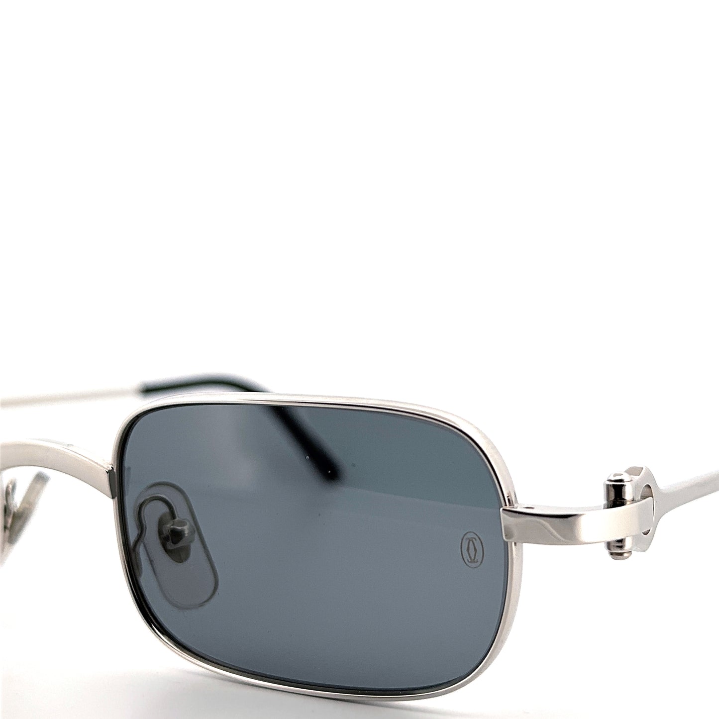 Vintage 90s Cartier Sunglasses Mod Dreamer Size Medium Made in France