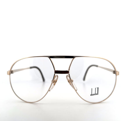 Vintage 80s Dunhill Aviator Eyeglasses Mod 6042 Size 57-15 Made in Austria