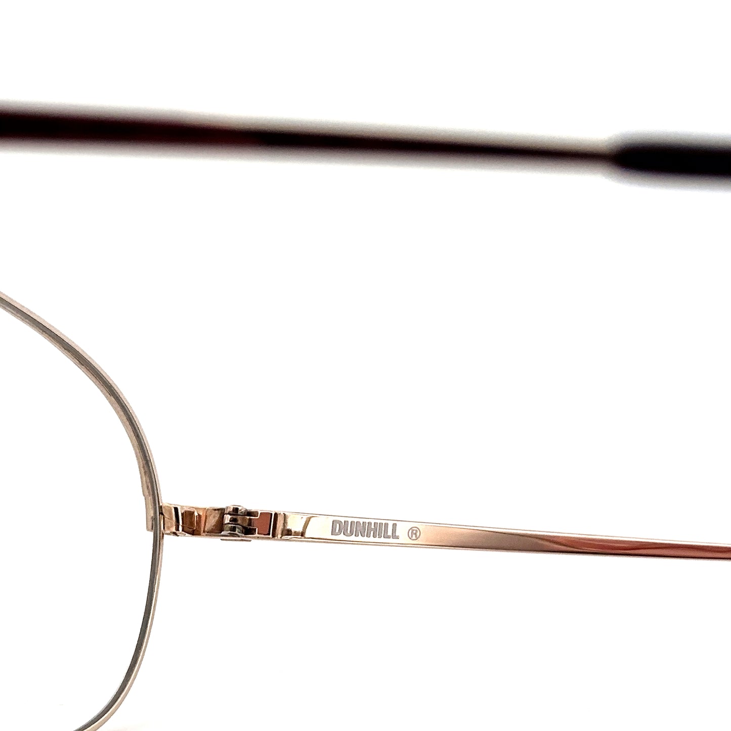 Vintage 80s Dunhill Aviator Eyeglasses Mod 6042 Size 57-15 Made in Austria