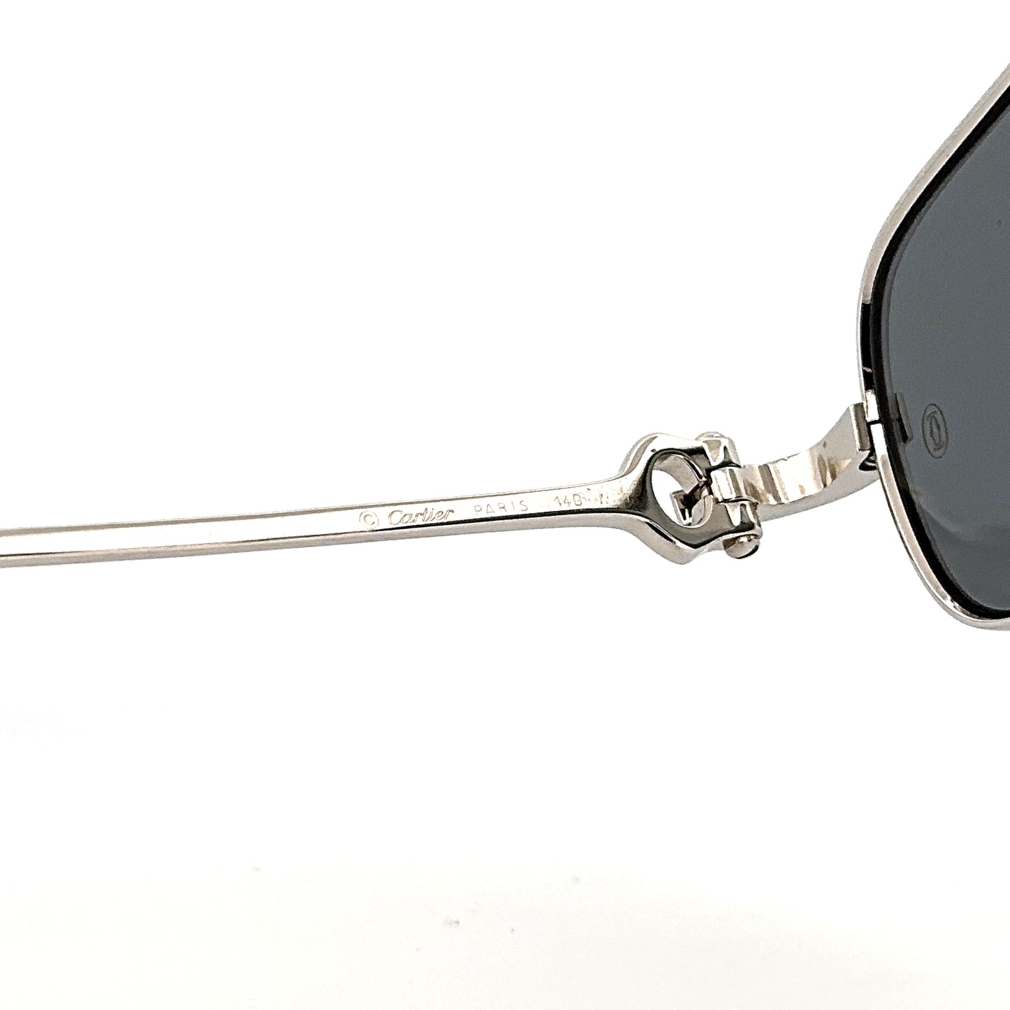 Vintage 90s Cartier Sunglasses Mod Dreamer Size Medium Made in France