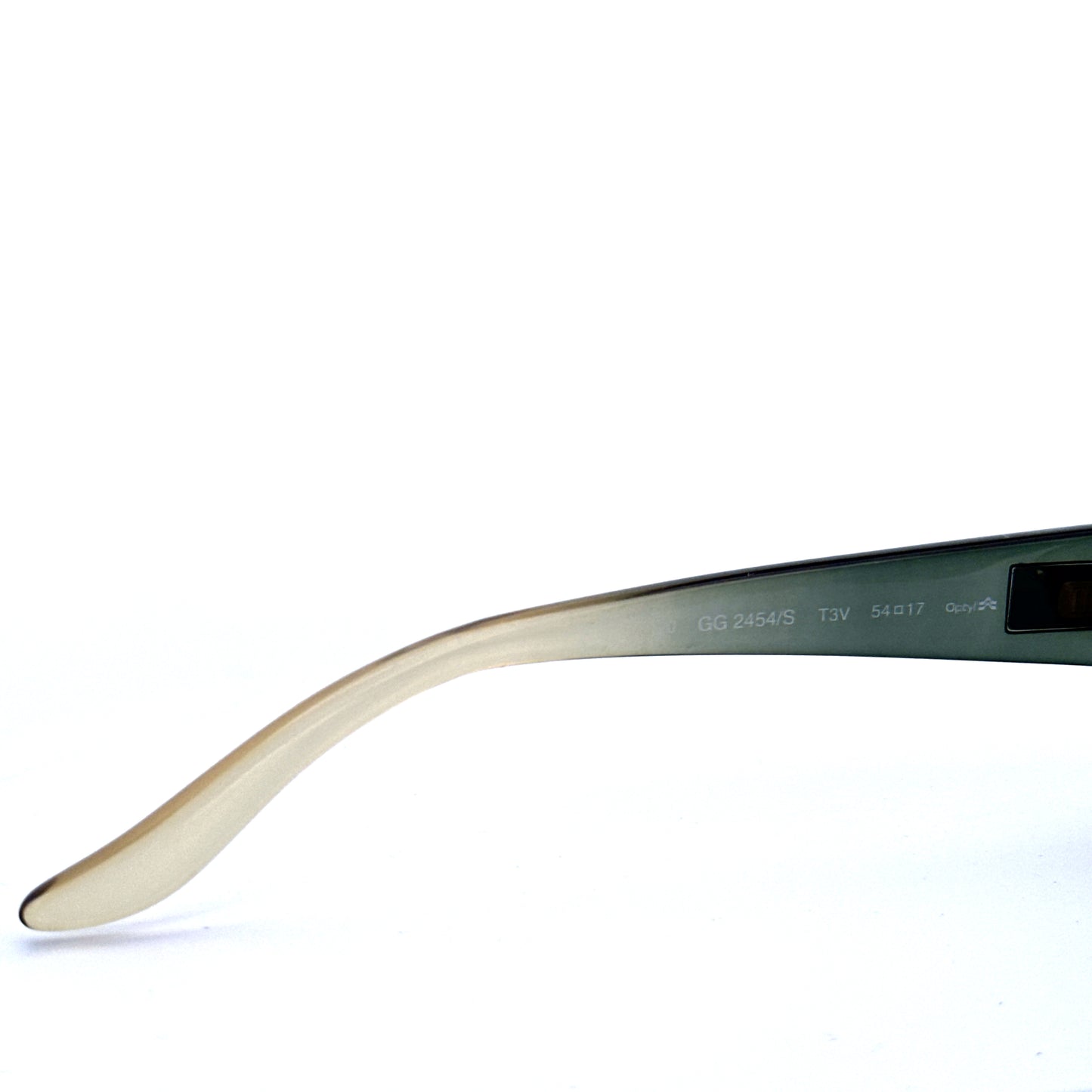 Vintage 90s GG 2454/S Gucci Clear Sunglasses - Medium - Made in Italy