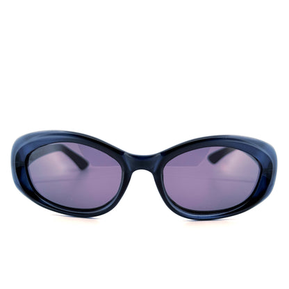 Vintage 90s Gucci 2432 Blue Sunglasses - Medium - Made in Italy