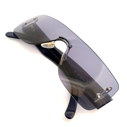 Vintage 90s GG 1194/S Gucci Clear Mask Sunglasses - Medium - Made in Italy