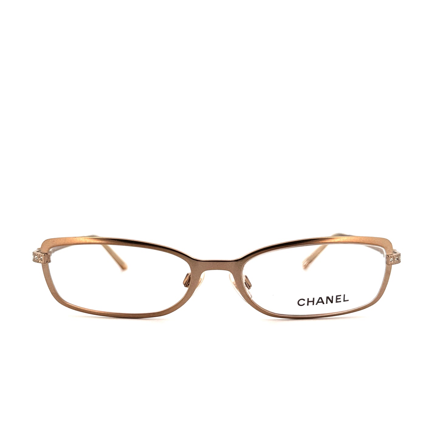 Vintage 90s Chanel Rhinestone Eyeglasses - Medium - Made in Italy