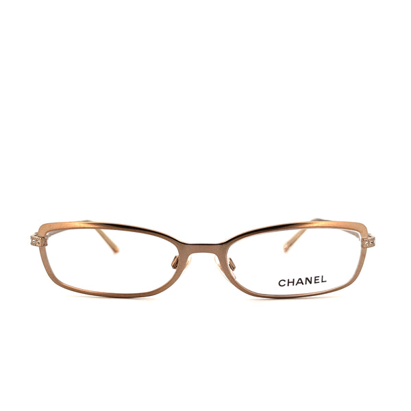 Vintage 90s Chanel Rhinestone Eyeglasses - Medium - Made in Italy