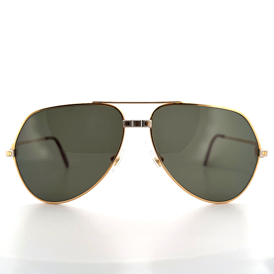 Sunglasses Cartier Vendome Santos - L Special Edition Fully Gold