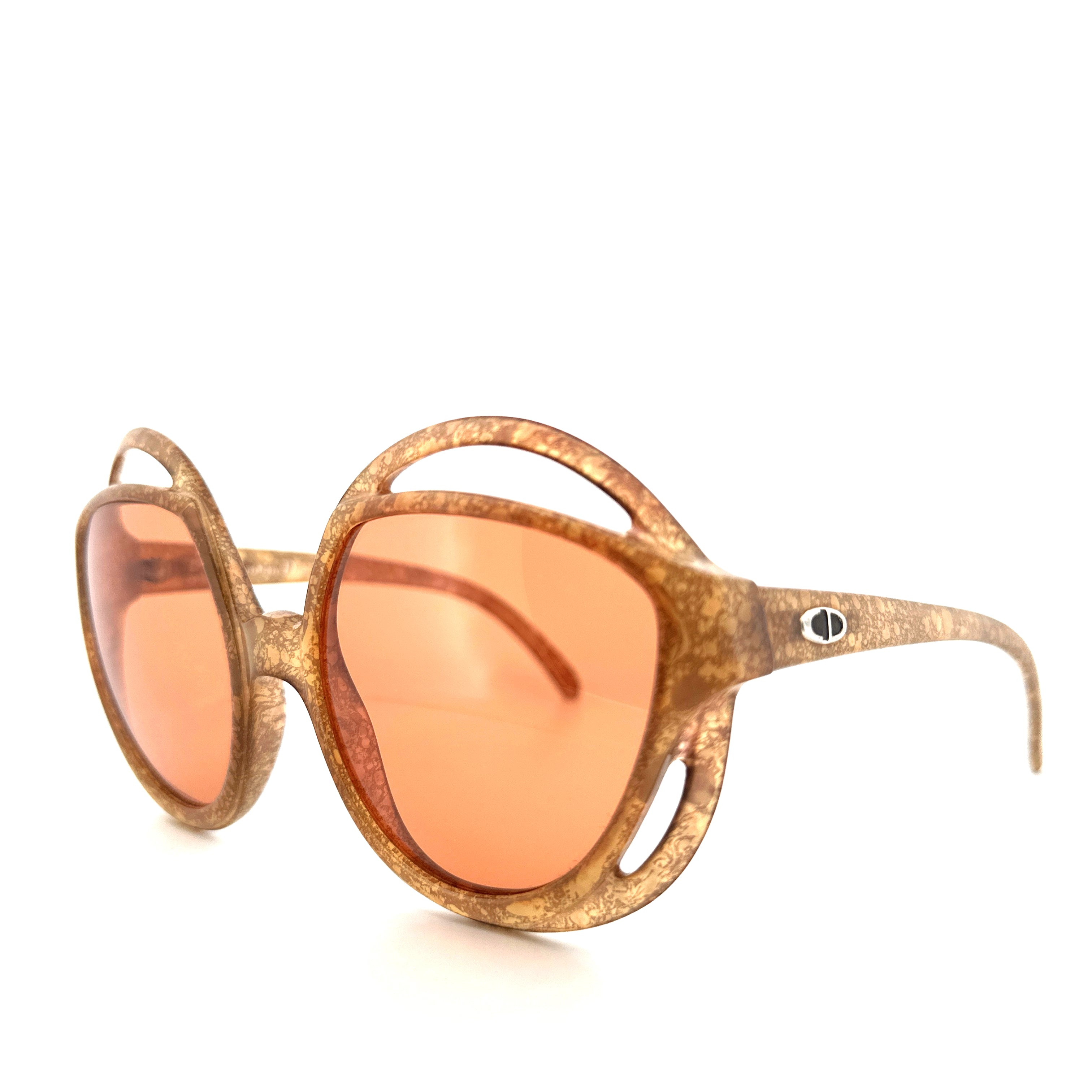 Vintage 70s Christian Dior Oversized Sunglasses Mod 2027