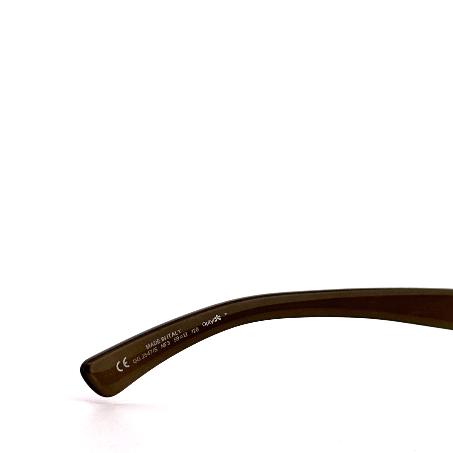 Vintage 90s GG 2547/S Gucci Clear Sunglasses - Medium - Made in Italy