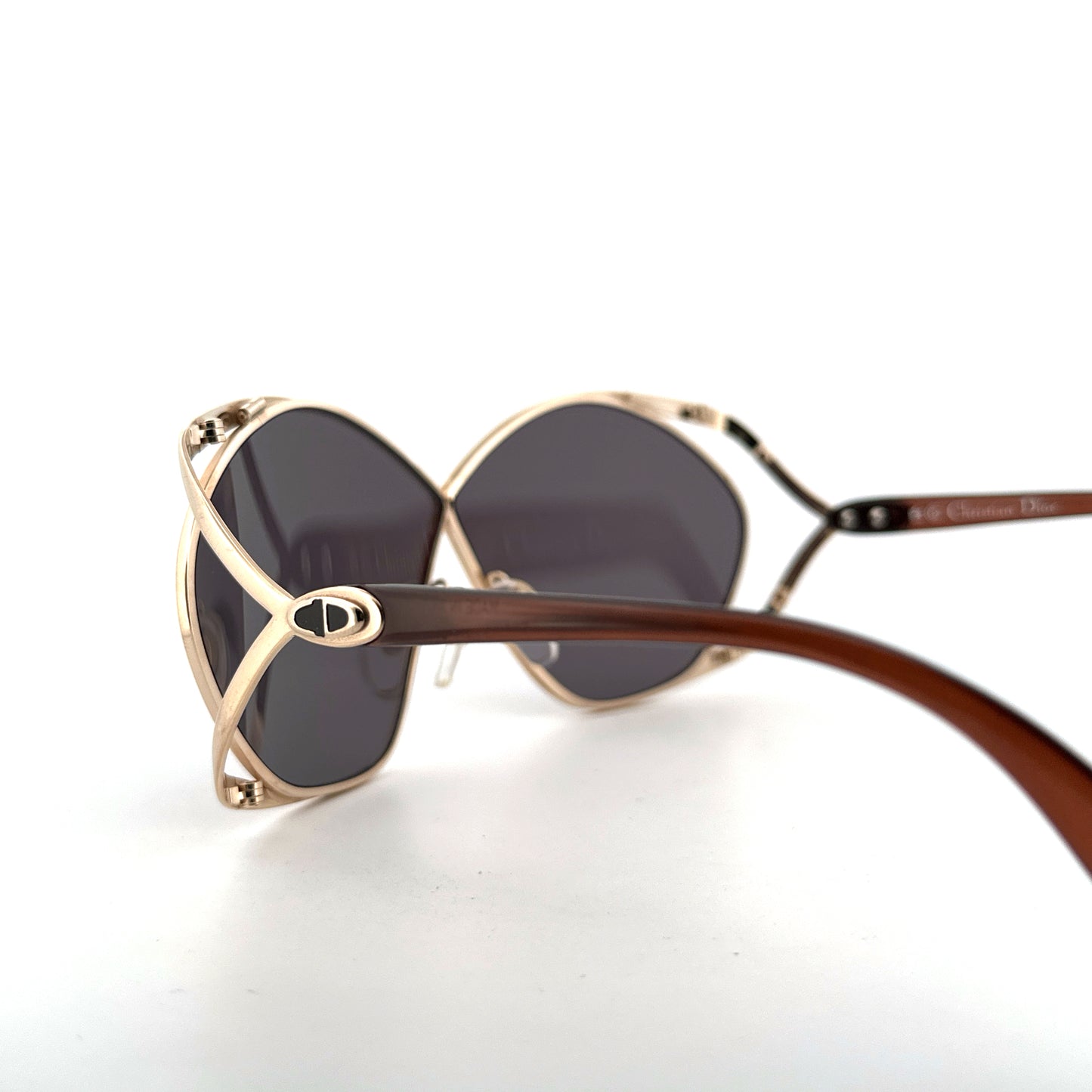 Vintage 70s Christian Dior Sunglasses Mod 2056 Butterfly - Small/Medium - Made in Austria