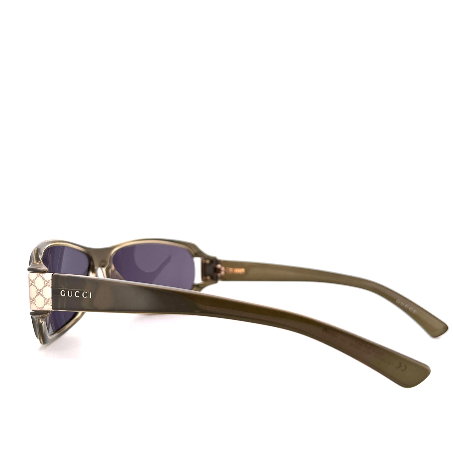 Vintage 90s GG 2547/S Gucci Clear Sunglasses - Medium - Made in Italy