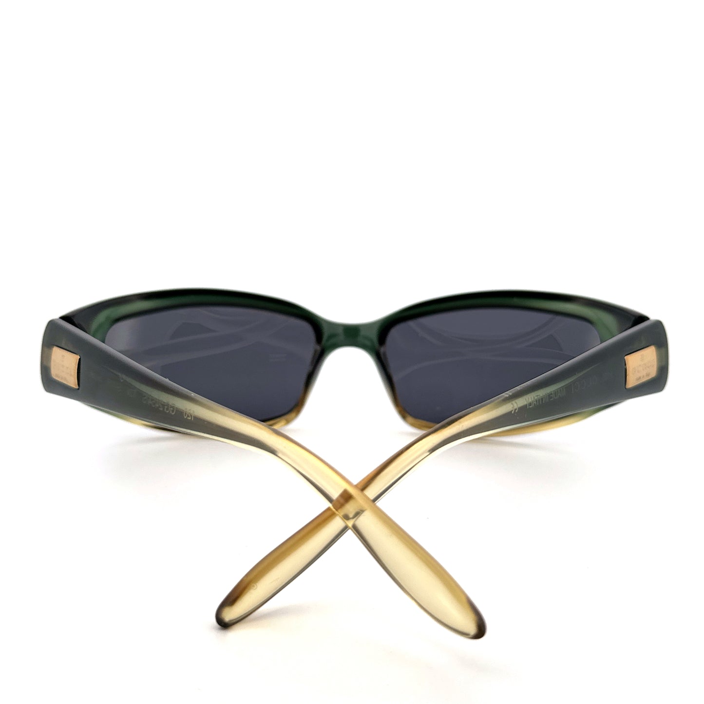 Vintage 90s GG 2454/S Gucci Clear Sunglasses - Medium - Made in Italy
