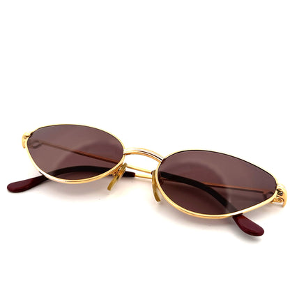 Vintage 90s Cartier Rivoli Sunglasses - Medium - Cat Eye Made in France