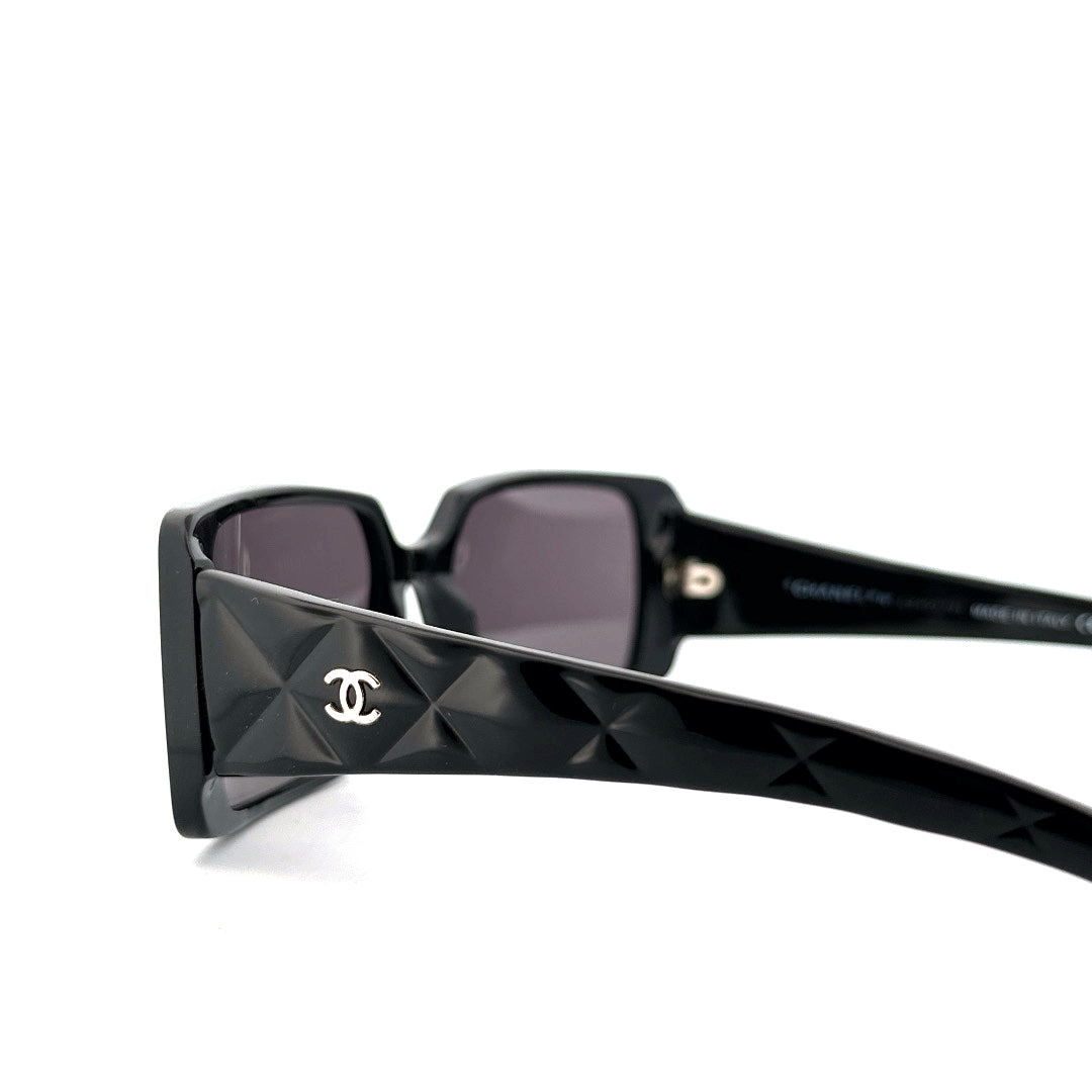 Vintage 90s Chanel 5045 Rectangular Sunglasses - Medium - Made in Italy