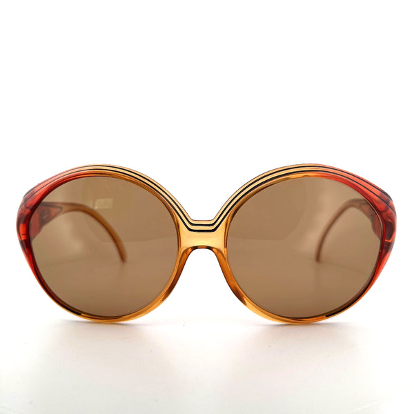 Vintage 70s Christian Dior Oversized Sunglasses Mod 2045 Size XL Made in Germany