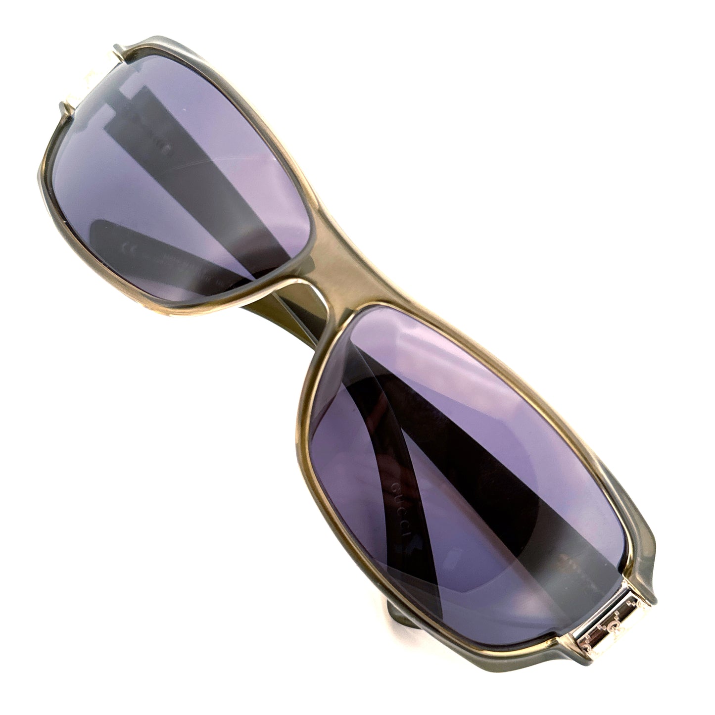 Vintage 90s GG 2547/S Gucci Clear Sunglasses - Medium - Made in Italy