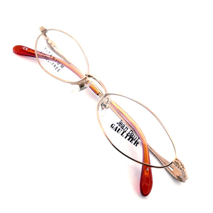 Vintage 90s Jean Paul Gaultier Eyeglasses Titanium - Medium - Made in Japan