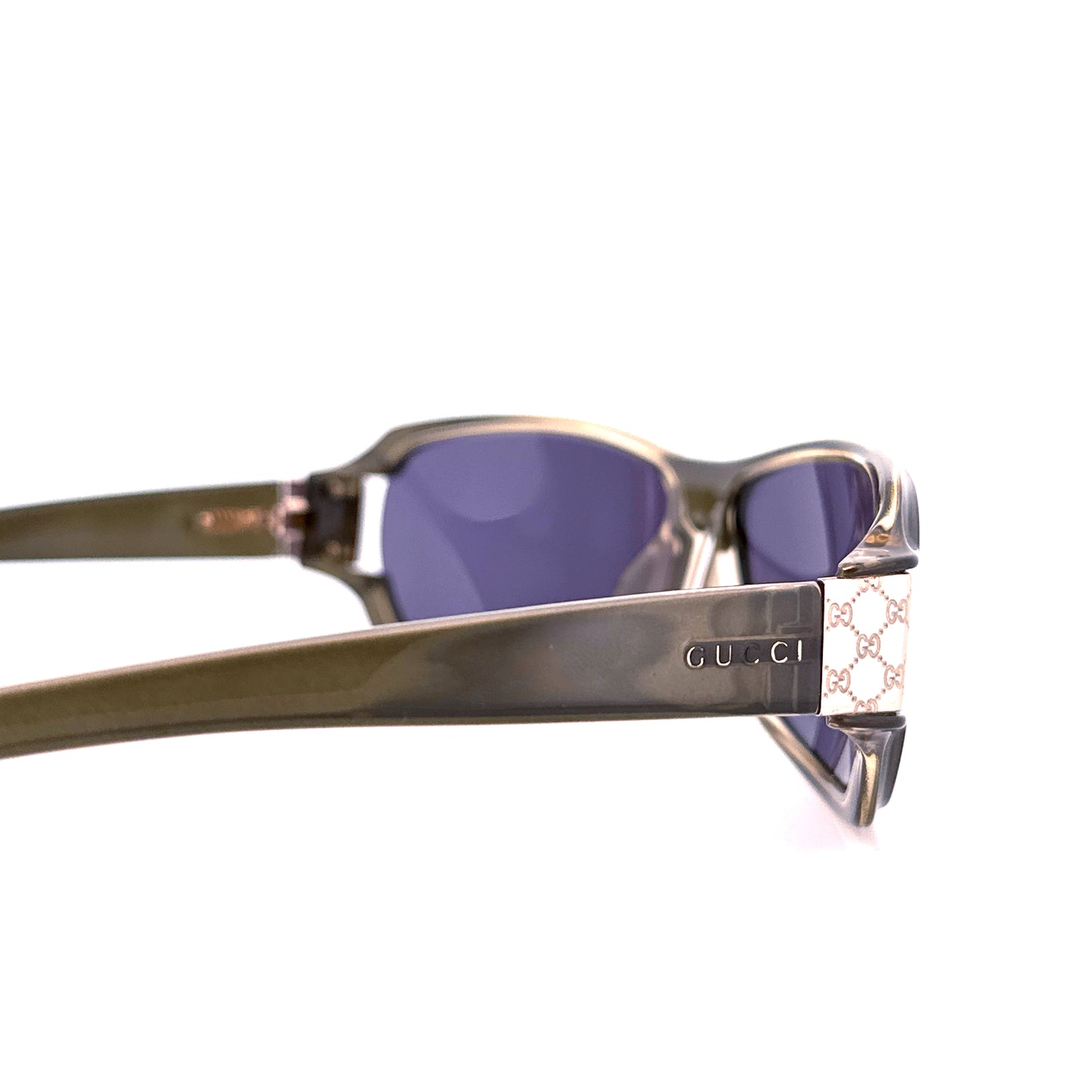 Vintage 90s GG 2547/S Gucci Clear Sunglasses - Medium - Made in Italy