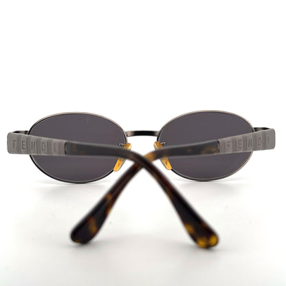 Vintage 90s Fendi Oval Sunglasses Mod SL 7166 - Medium - Made in Italy