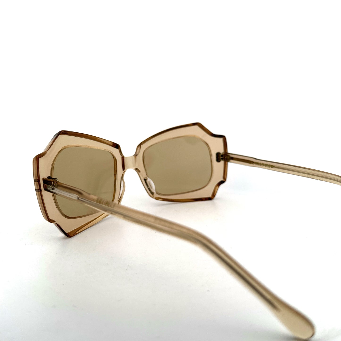 Vintage 70s Jacques Fath Translucent Sunglasses Made in France