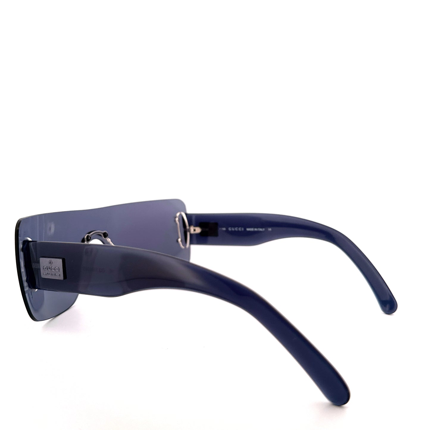 Vintage 90s GG 1194/S Gucci Clear Mask Sunglasses - Medium - Made in Italy