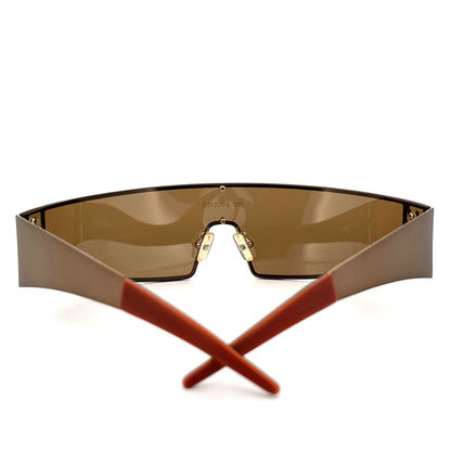 Vintage 90s GF Ferre Mask Sunglasses - Medium - Made in Italy