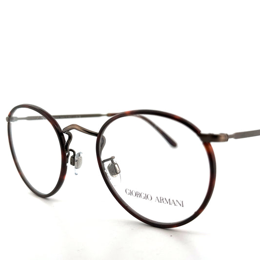 Vintage 80s Giorgio Armani Off Round Eyeglasses Frames Mod 112 Size 49-22 Made in Italy