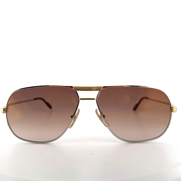 Vintage 1988 Cartier Tank Sunglasses Size Medium Made in France