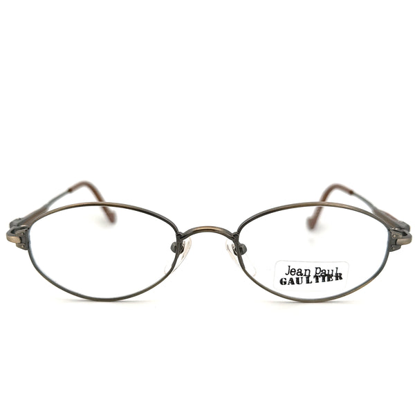 Vintage 90s Jean Paul Gaultier 55-8100 Eyeglasses Size 50-19 Made in Japan