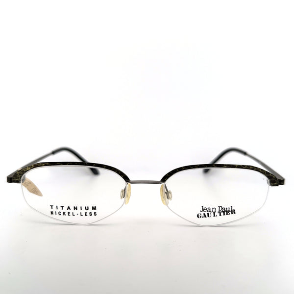 Vintage 90s Jean Paul Gaultier Eyeglasses Frames Mod 55-0016 Titanium Made in Japan